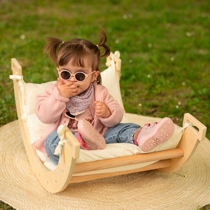 Montessori Rocking Arch with Cushion and Ramp