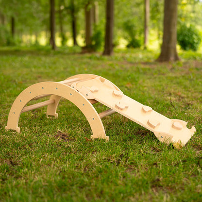 Montessori Rocking Arch with Cushion and Ramp