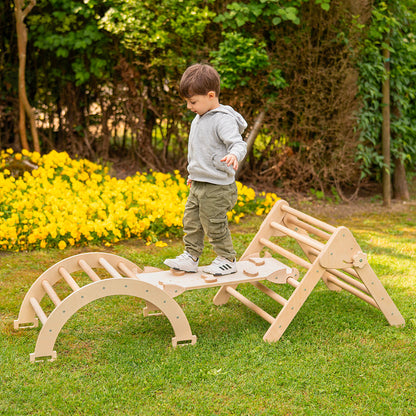 Maxi Set - Pikler Triangle, Ramp & Arch