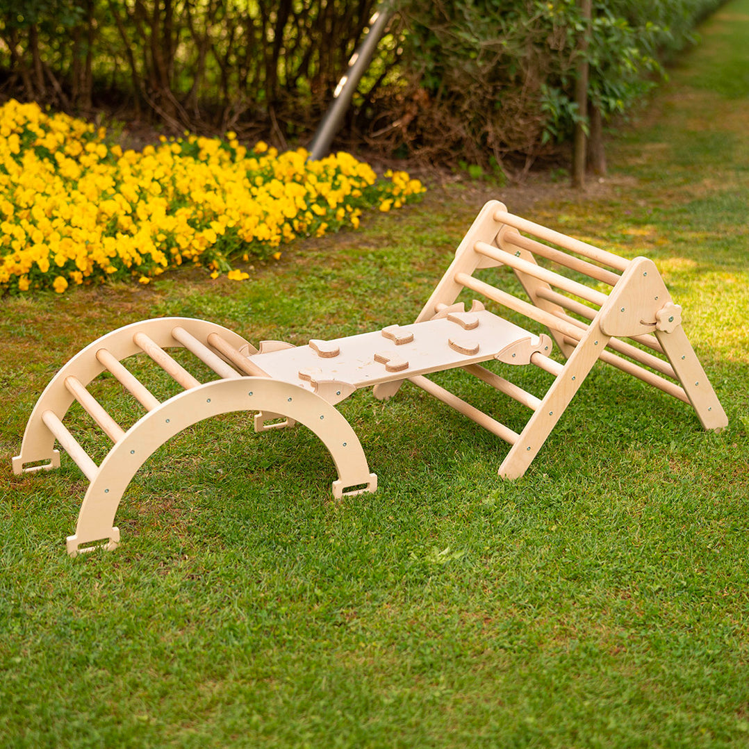 Maxi Set - Pikler Triangle, Ramp & Arch