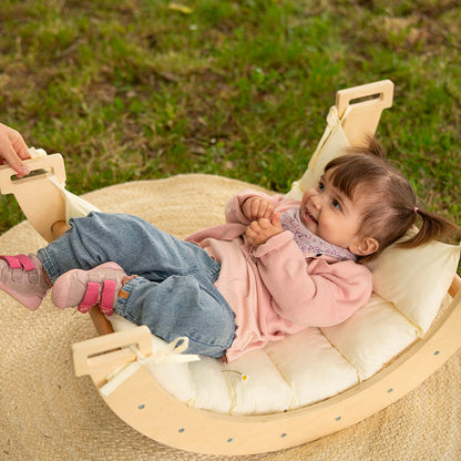 Montessori Rocking Arch with Cushion and Ramp