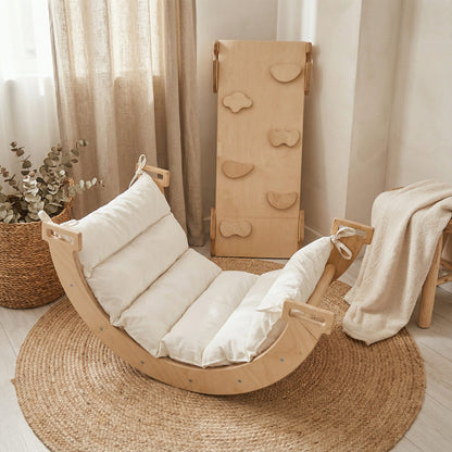 Montessori Rocking Arch with Cushion and Ramp