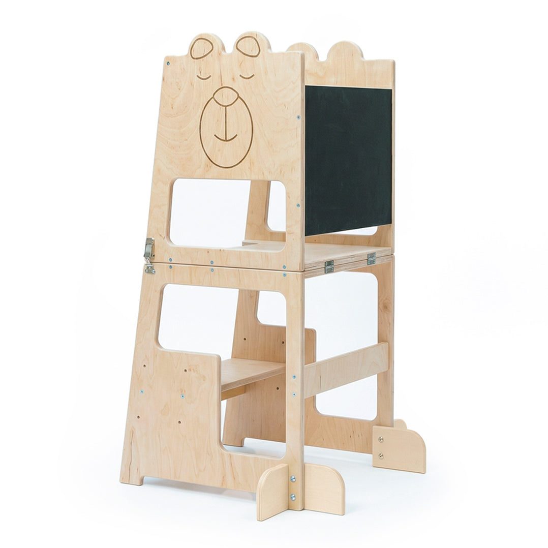 Montessori Tower 3 in 1 Table and Blackboard Tower