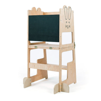 Montessori Tower 3 in 1 Table and Blackboard Tower