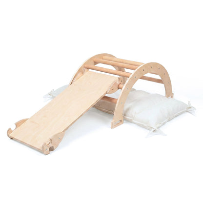 Montessori Rocking Arch with Cushion and Ramp